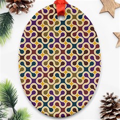 Funky Reg Ornament (oval)  by FunkyPatterns