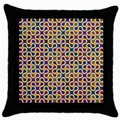 Funky Reg Throw Pillow Case (black) by FunkyPatterns