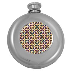 Funky Reg Round Hip Flask (5 Oz) by FunkyPatterns