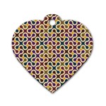 Funky Reg Dog Tag Heart (Two Sides) Front