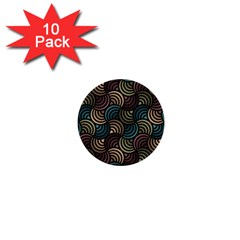 Glowing Abstract 1  Mini Buttons (10 Pack) 