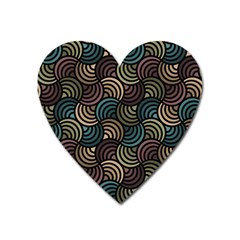 Glowing Abstract Heart Magnet by FunkyPatterns