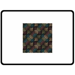 Glowing Abstract Fleece Blanket (large)  by FunkyPatterns