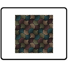 Glowing Abstract Fleece Blanket (medium) 