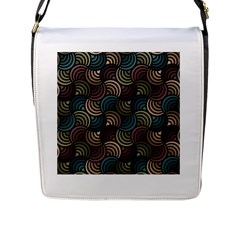 Glowing Abstract Flap Messenger Bag (l)  by FunkyPatterns