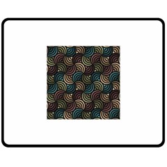 Glowing Abstract Double Sided Fleece Blanket (medium) 