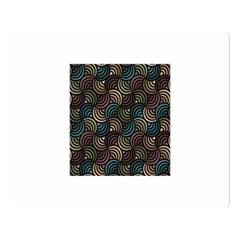 Glowing Abstract Double Sided Flano Blanket (large) 