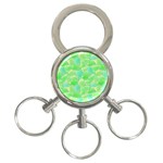 Green Glowing 3-Ring Key Chains Front