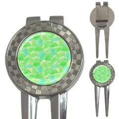 Green Glowing 3-in-1 Golf Divots by FunkyPatterns