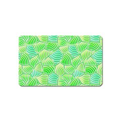 Green Glowing Magnet (name Card) by FunkyPatterns