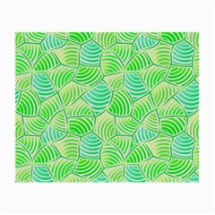 Green Glowing Small Glasses Cloth by FunkyPatterns