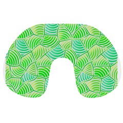 Green Glowing Travel Neck Pillows