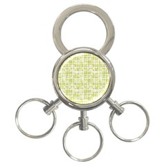 Pastel Green 3-ring Key Chains by FunkyPatterns