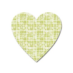 Pastel Green Heart Magnet