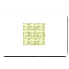 Pastel Green Large Doormat  by FunkyPatterns