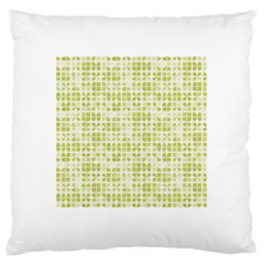 Pastel Green Large Cushion Case (one Side) by FunkyPatterns