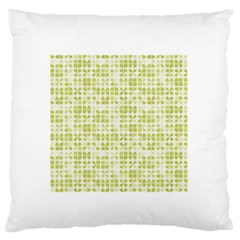 Pastel Green Large Flano Cushion Case (one Side)