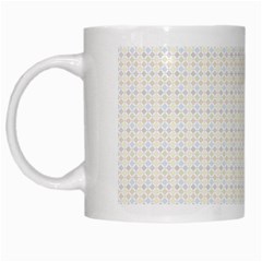 Pastel Pattern White Mugs by FunkyPatterns