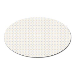 Pastel Pattern Oval Magnet