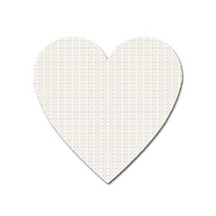 Pastel Pattern Heart Magnet by FunkyPatterns