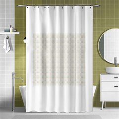 Pastel Pattern Shower Curtain 48  X 72  (small) 