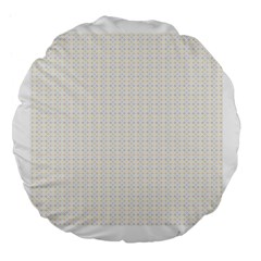 Pastel Pattern Large 18  Premium Flano Round Cushions