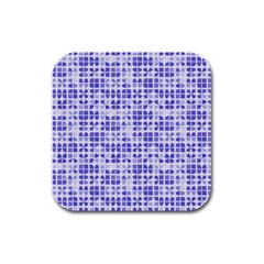 Pastel Purple Rubber Square Coaster (4 Pack)  by FunkyPatterns