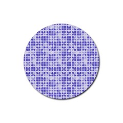 Pastel Purple Rubber Coaster (Round) 