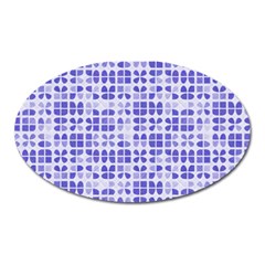 Pastel Purple Oval Magnet