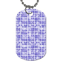 Pastel Purple Dog Tag (one Side) by FunkyPatterns