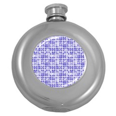 Pastel Purple Round Hip Flask (5 Oz) by FunkyPatterns