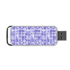 Pastel Purple Portable Usb Flash (one Side)