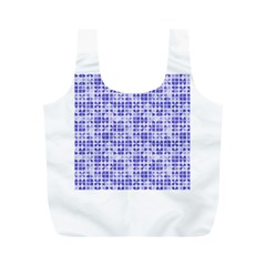 Pastel Purple Full Print Recycle Bags (M) 