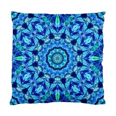 Blue Sea Jewel Mandala Standard Cushion Case (One Side)