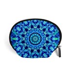 Blue Sea Jewel Mandala Accessory Pouch (Small) Front