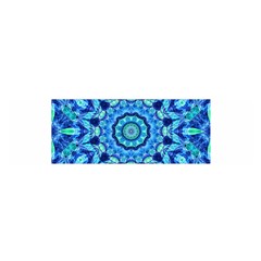 Blue Sea Jewel Mandala Satin Scarf (oblong)