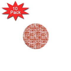 Pastel Red 1  Mini Buttons (10 Pack)  by FunkyPatterns