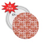 Pastel Red 2.25  Buttons (10 pack)  Front