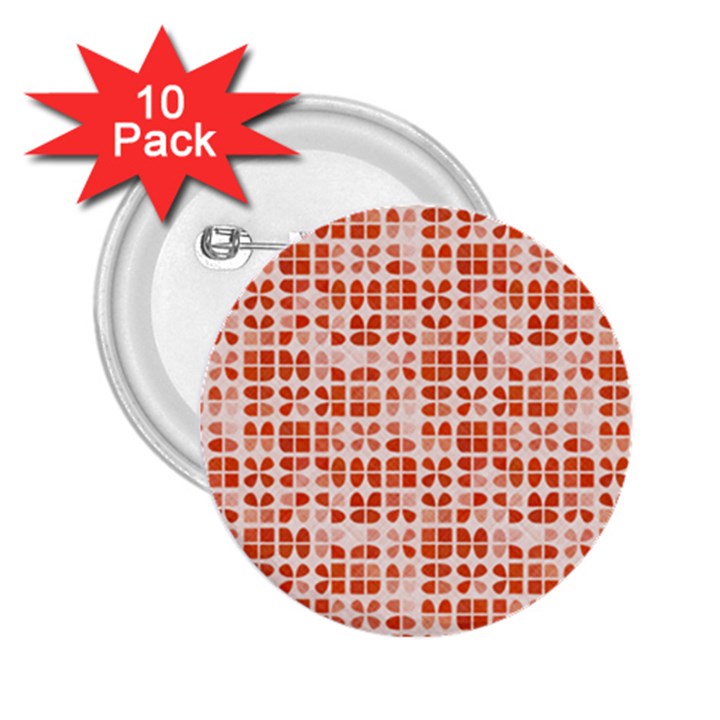 Pastel Red 2.25  Buttons (10 pack) 