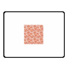 Pastel Red Double Sided Fleece Blanket (small) 