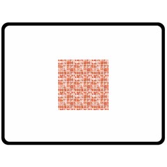 Pastel Red Double Sided Fleece Blanket (large) 