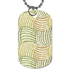 Pastel Sketch Dog Tag (two Sides) by FunkyPatterns