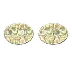 Pastel Sketch Cufflinks (oval) by FunkyPatterns