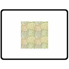 Pastel Sketch Double Sided Fleece Blanket (large) 