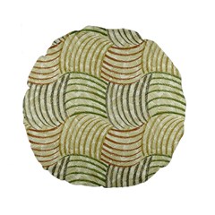 Pastel Sketch Standard 15  Premium Flano Round Cushions