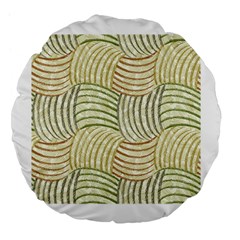 Pastel Sketch Large 18  Premium Flano Round Cushions