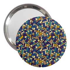 Pastel Tiles 3  Handbag Mirrors by FunkyPatterns