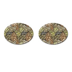 Whimsical Cufflinks (oval) by FunkyPatterns