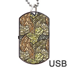 Whimsical Dog Tag Usb Flash (one Side) by FunkyPatterns