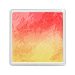 Ombre Orange Yellow Memory Card Reader (square) 